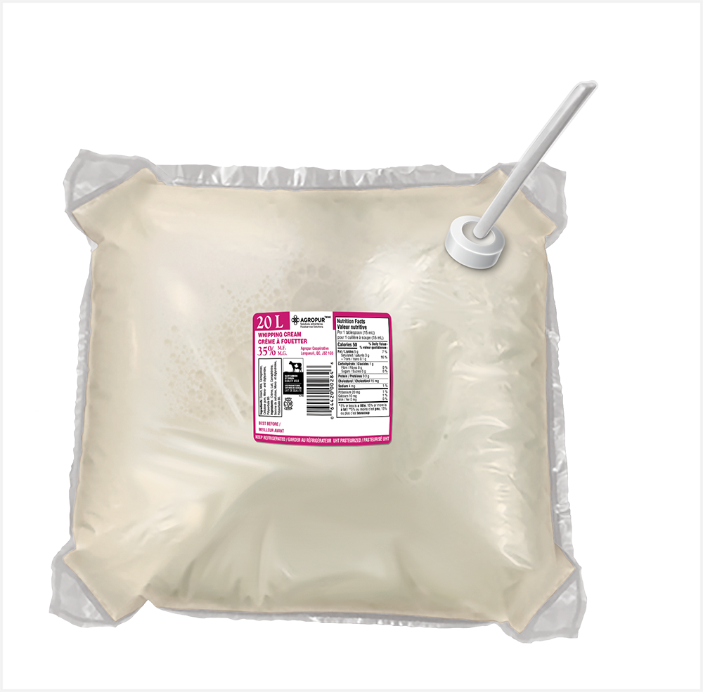 20L AGROPUR FOOD SERVICE 35% CREAM | Agropur Solutions